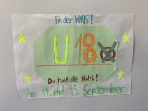 Read more about the article U18 Wahlen an der WMIS / U18 elections at WMIS